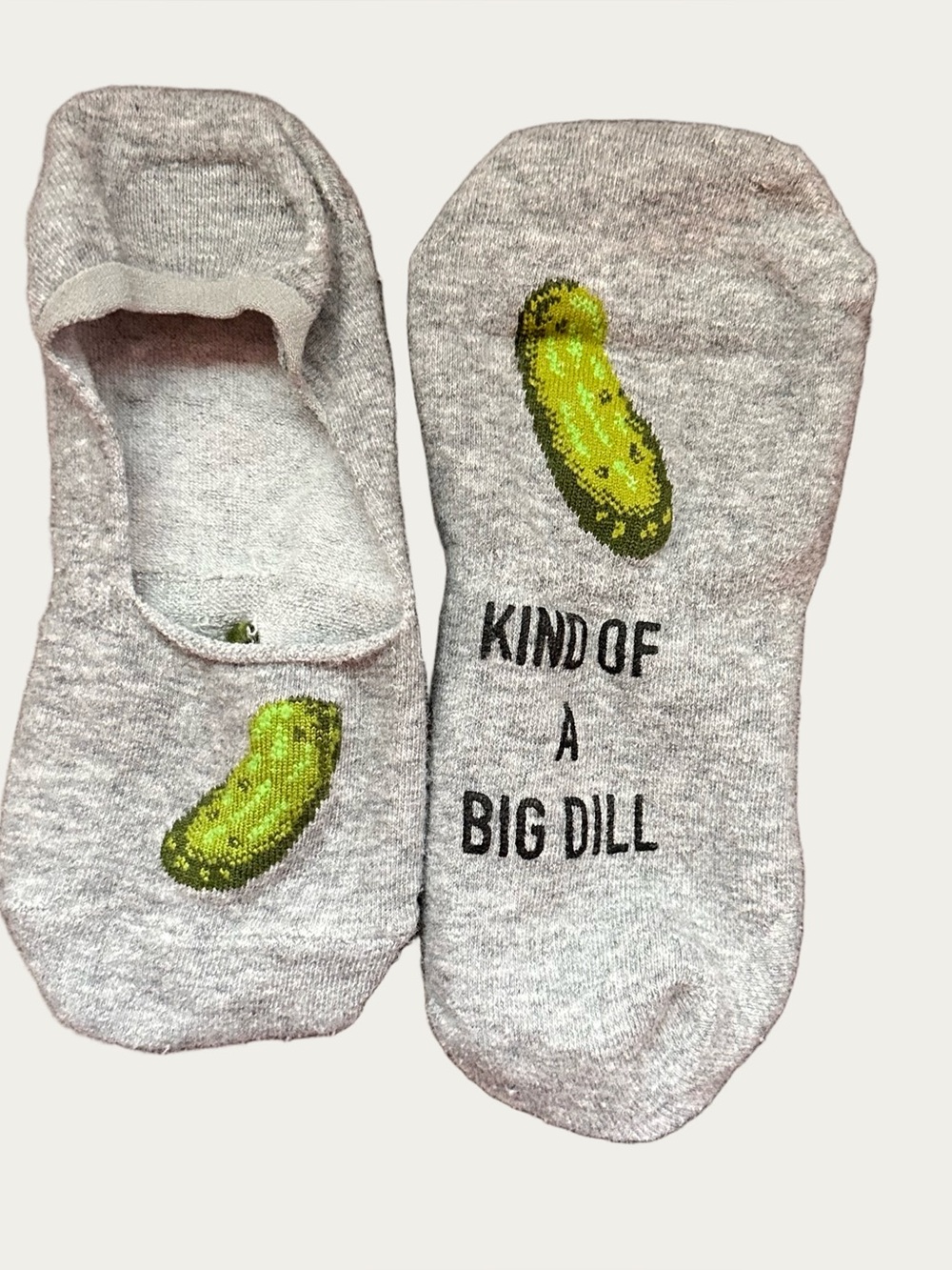 Pickle Kind of a Big Dill Novelty Pickle Socks / Footies 9-11